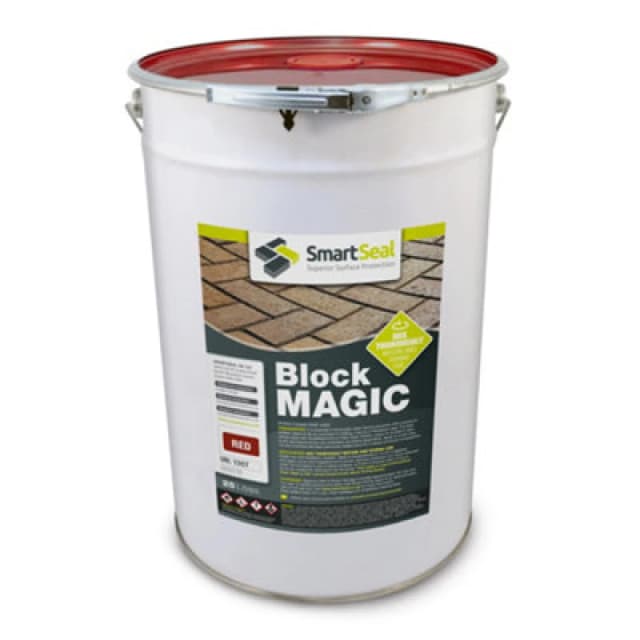 Smartseal Block Magic, Red (25L) - Block Paving Sealer - Superior To Concrete Paint, Red 5.061E+12