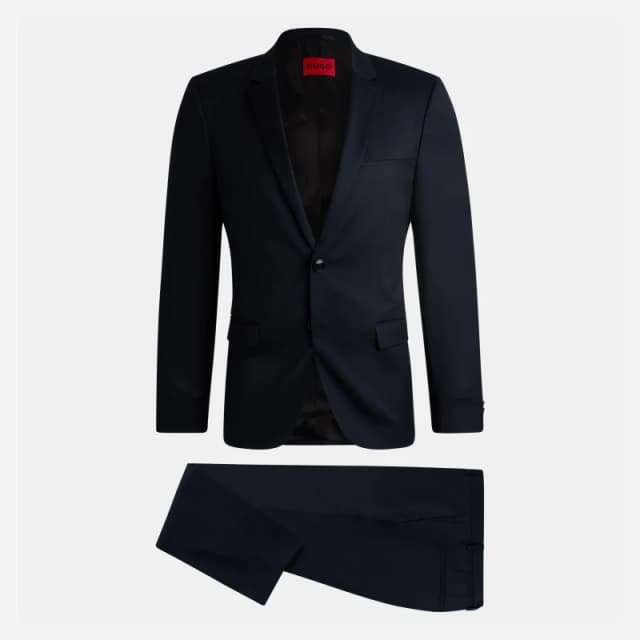 Hugo Mens Arti Hesten Suit Dark Blue male XS