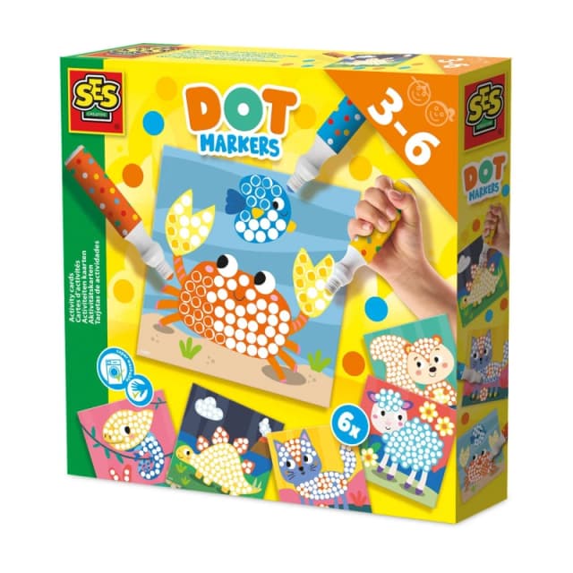 SES Creative Dot markers - Activity cards Multi unisex One Size