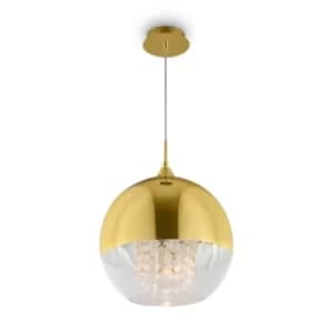 Modern Fermi Gold Dome Pendant Ceiling Light