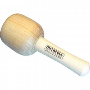 Faithfull Wooden Carvers Mallet 90mm