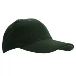 SOLS Unisex Buffalo 6 Panel Baseball Cap (ONE) (Bottle Green)