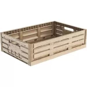 LxWxH 600 x 400 x 163 mm, LxWxH 600 x 400 x 163 mm, light brown, pack of 5