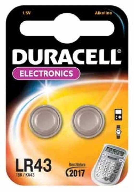 Duracell LR43 household battery Single-use battery Alkaline
