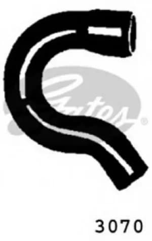 Curved Radiator Hose 170mm X 32 Gates 3070