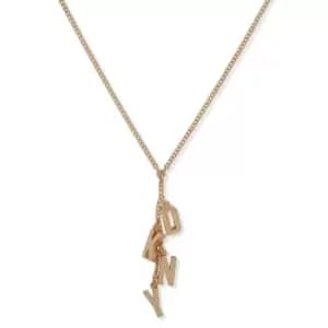 Ladies DKNY Jewellery NK 16" DKNY YNECK GLD