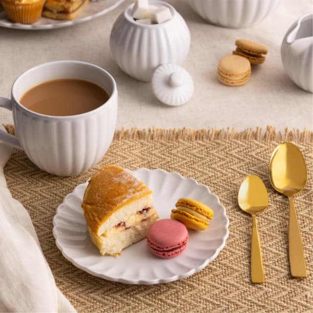 PRICE & KENSINGTON Set of 4 Luxe Side Plates White ONE SIZE