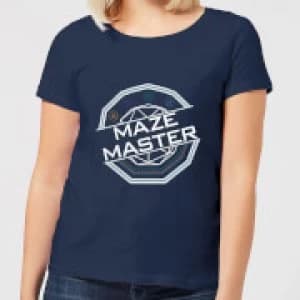 Crystal Maze Maze Master Womens T-Shirt - Navy - L