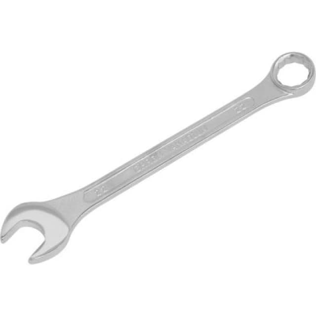 Loops 22mm Combination Spanner - Fully Polished Heads - Chrome Vanadium Steel Metallics