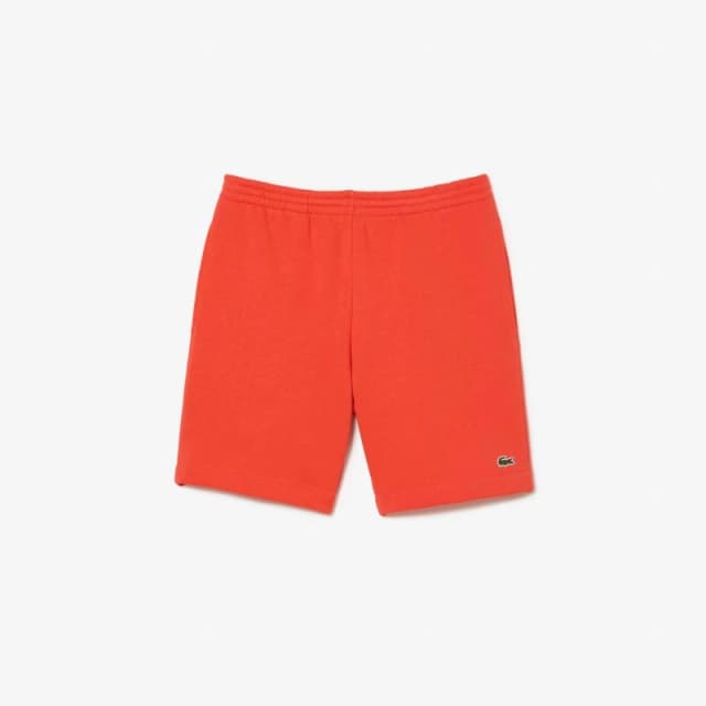 Lacoste Regular Fit Fleece Shorts - Orange Orange XS