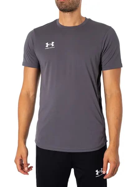 Under Armour Challenger Training T-Shirt Castlerock/White L