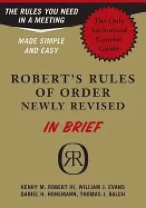 roberts rules of order in brief the simple outline of the rules most often