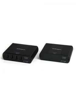 StarTech 4 Port USB 2.0 Extender over Cat5 or Cat6 - up to 330ft/100m