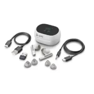 POLY 60 UC Headset Wireless In-ear Calls/Music Bluetooth White