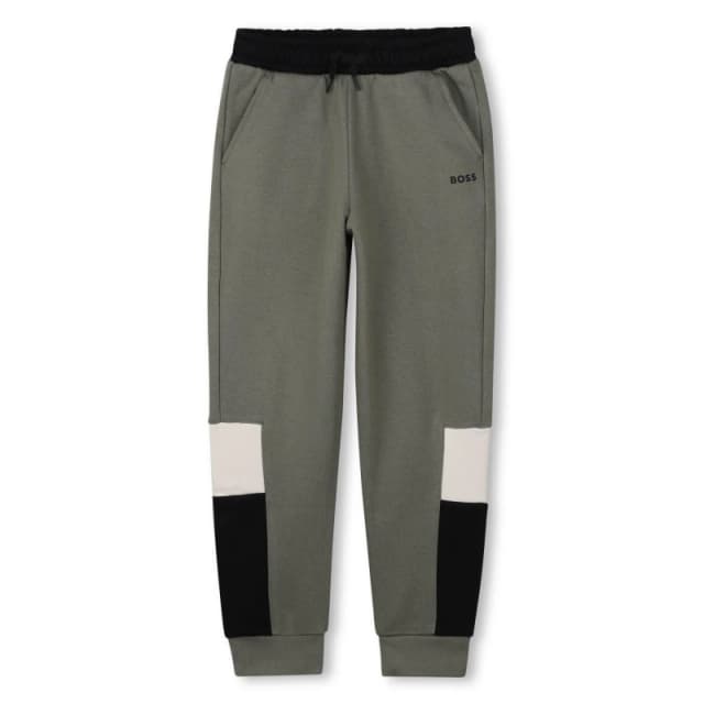 Boss Kids Jog CH Closed Hem Fleece Joggers Black male 8Y