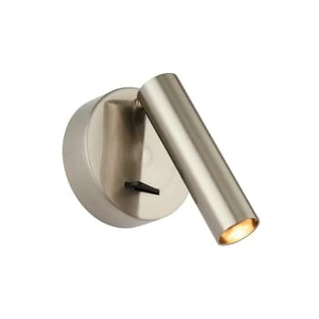 Endon Lighting Staten - Integrated LED Wall Lamp Brushed Aluminium 1 Light IP20