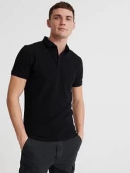 Superdry City Polo Shirt, Black Size M Men