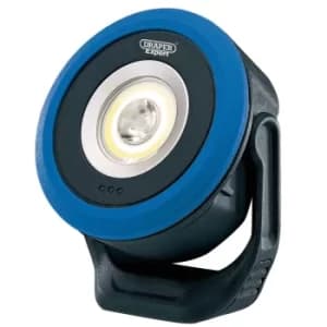 Draper COB SMD LED Wireless/USB Rechargeable Mini Flood Light Blue
