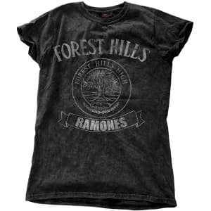 Ramones - Forest Hills Vintage Womens Large T-Shirt - Black