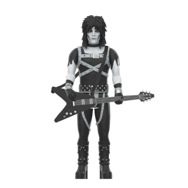 Super7 Motley Crue Reaction Figures Wave 02 - Mick Mars (Shout at The Devil - Black & White) Action Figure Mick Mars (Black & White)