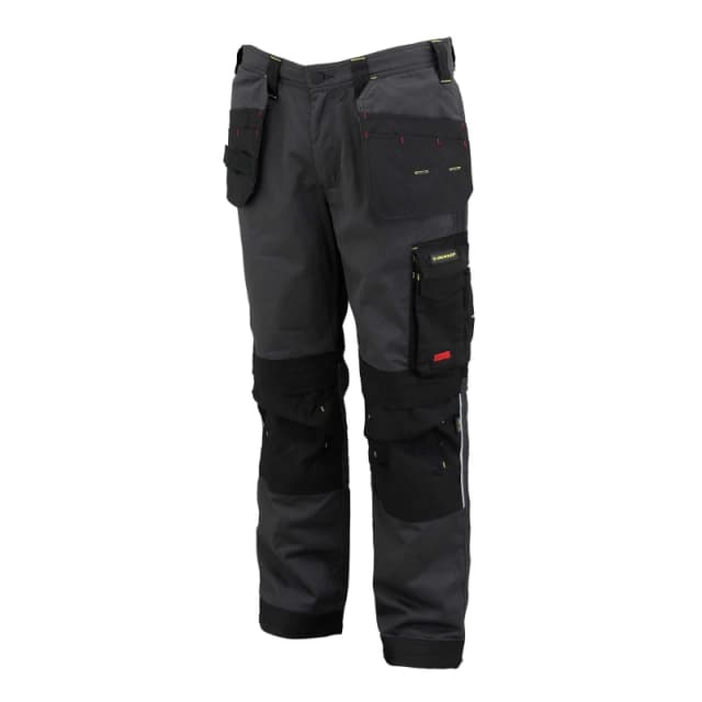 Dunlop On Site Winter Lined Workwear Trousers Charcoal/Black male S