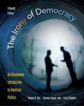 The Irony of Democracy by Thomas Dye Paperback