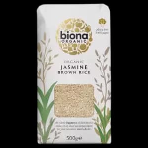 Biona Organic Jasmine Brown Rice 500g