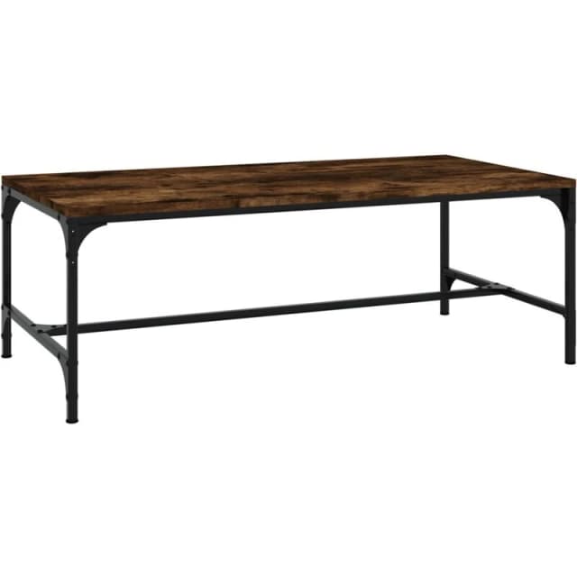 Vidaxl Coffee Table Smoked Oak 100X50X35cm Engineered Wood, Brown 819389