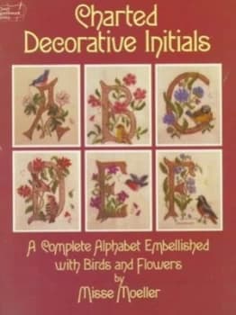 Charted Decorative Initials by Misse Moeller Paperback
