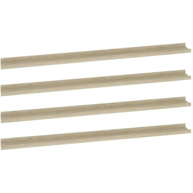 VIDAXL Wall Shelves 4 pcs Sonoma Oak 115x9x3cm Vidaxl 8720286417898