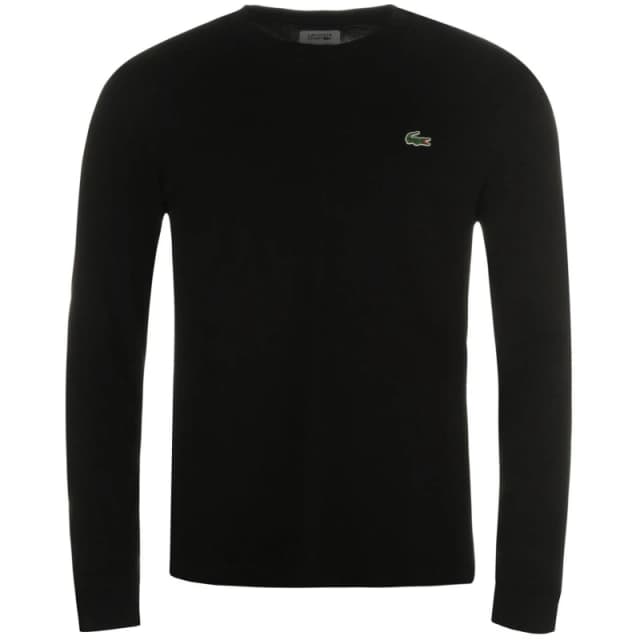 Lacoste Basic Logo Long Sleeve T Shirt Black 031 male 2XL