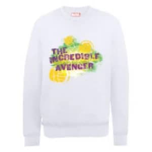 Marvel Avengers Hulk The Incredible Avenger Sweatshirt - White - L