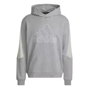 adidas Badge of Sport Hoodie Mens - Grey