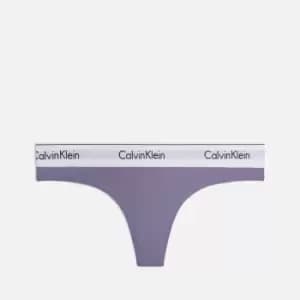 Calvin Klein Underwear Cotton-Blend Thong - L