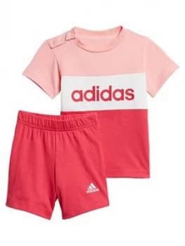 adidas Infants CB Set - Pink, Size 12-18 Months