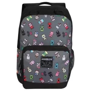 Minecraft Girls Characters Backpack (One Size) (Grey/Multicoloured)
