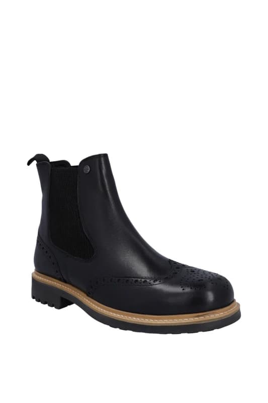 Hunter Cawdor Brogue Dealer - Black 8