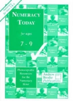 Numeracy Today for Ages 7-9 by Andrew Brodie Paperback