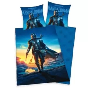 Star Wars Duvet Set The Mandalorian 135 x 200cm / 80 x 80 cm
