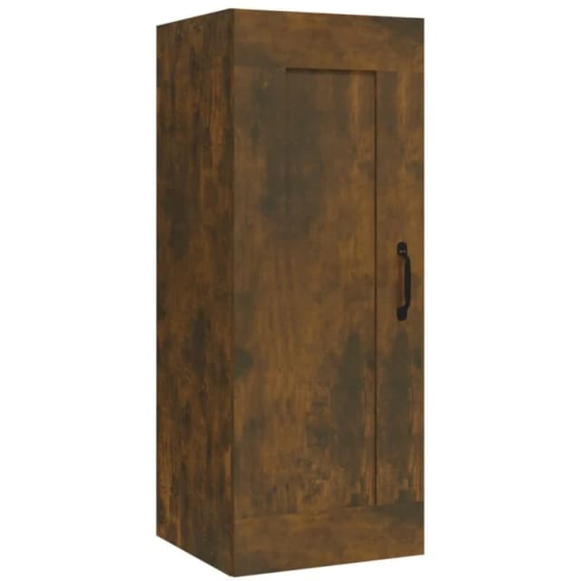Vidaxl Hanging Cabinet Smoked Oak 35X34X90 Cm Engineered Wood, Brown 817453
