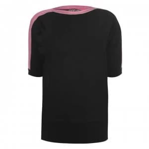 Biba Tipped Shimmer Jumper - Black