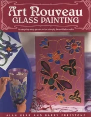 Art nouveau glass painting by Alan D Gear
