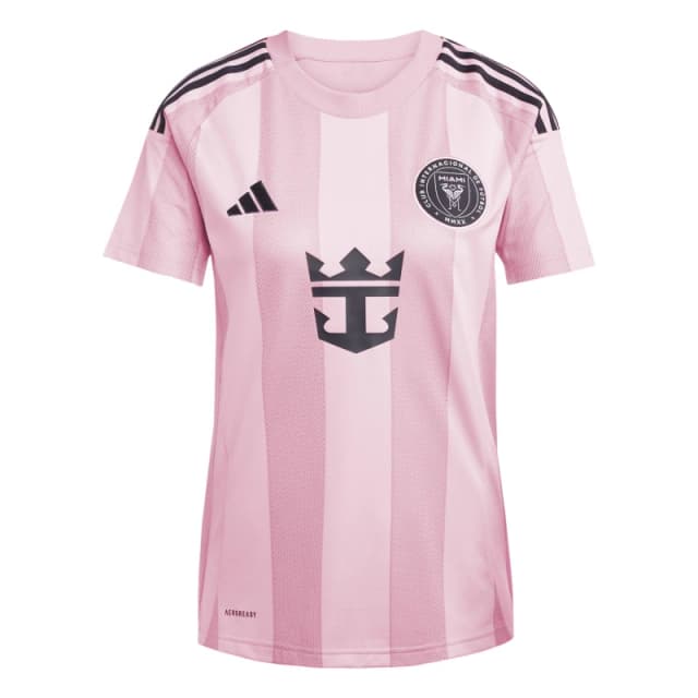 adidas Inter Miami Home Shirt 25/26 Womens Pink/Black female 10 (S)