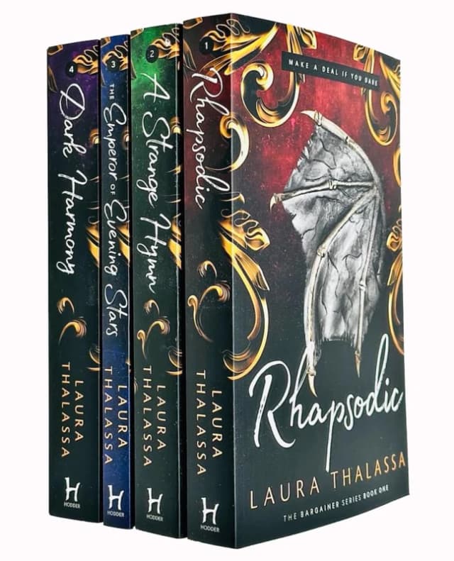 The Bargainer Series 4 Books Collection Set by Laura Thalassa (Rhapsodic, A Strange Hymn) Laura Thalassa Books