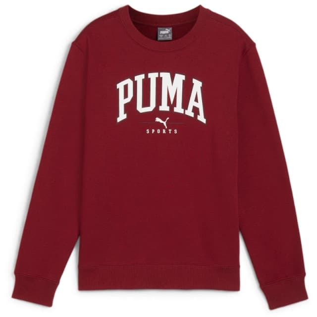Puma Squad Crew Fl B Sweatshirt Unisex Kids - Red Red 7 - 8 Years
