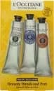 L'Occitane en Provence Dreamy Hands & Feet Gift Set 75ml Hand Scrub + 75ml Hand Cream + 75ml Foot Cream