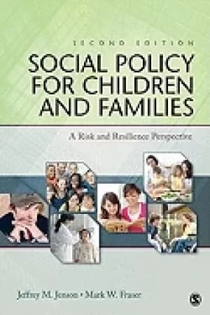 social policy for children and families a risk and resilience perspective