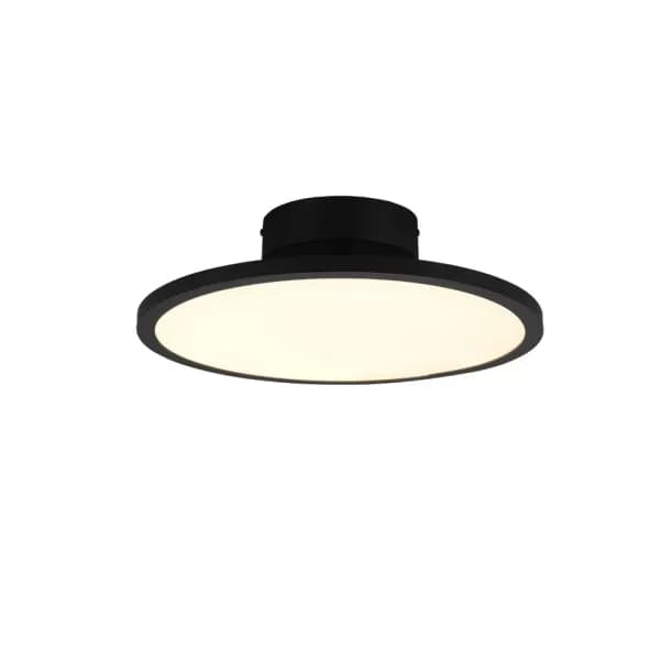 Tray Modern 29W LED Semi Flush Light Black Matt 3000K