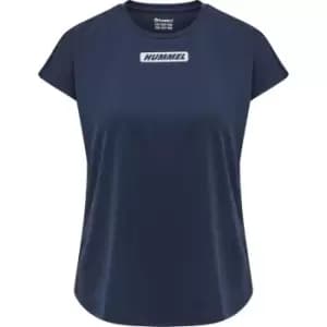 Hummel Tia Loose T Shirt Womens - Blue