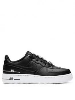 Nike Air Force 1 Lv8 3 Junior Trainers - Black/White